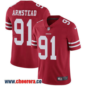 Nike Arik Armstead San Francisco 49ers red Vapor jersey