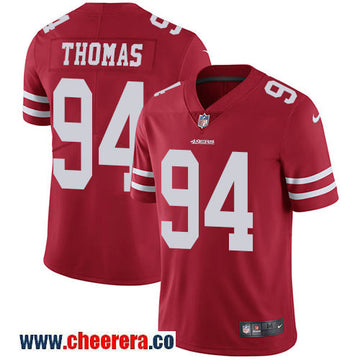 Nike Solomon Thomas San Francisco 49ers red Vapor jersey