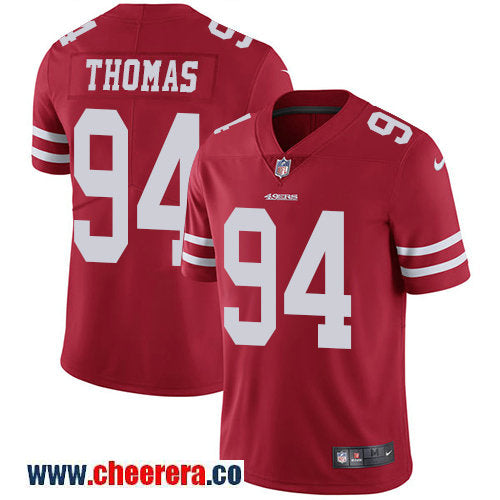 Nike Solomon Thomas San Francisco 49ers red Vapor jersey