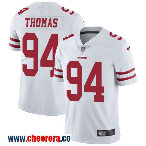 Nike Solomon Thomas San Francisco 49ers white Vapor jersey