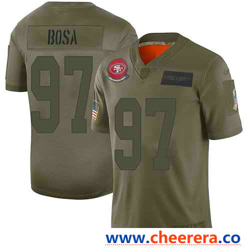 Nike Nick Bosa San Francisco 49ers camo Salute To Service jersey
