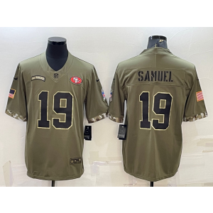 Nike San Francisco 49ers olive Salute To Service jersey