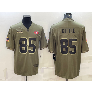 Nike San Francisco 49ers olive Salute To Service jersey