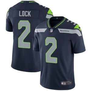 Seahawk Nike Seahawk 2 Drew Lock navy Vapor jersey