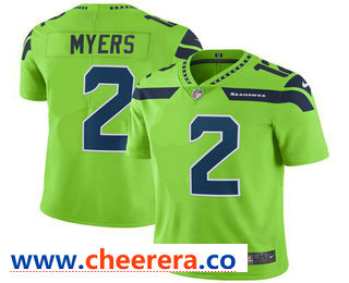 Nike Jason Myers Seattle Seahawks green Limited jersey
