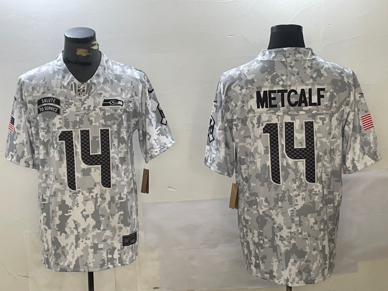 Nike Seattle Seahawks camo Salute To Service jersey