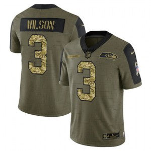 Nike Seattle Seahawks olive Salute To Service jersey