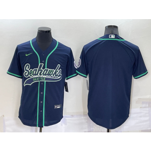 Nike Blank Seattle Seahawks blue Vapor jersey