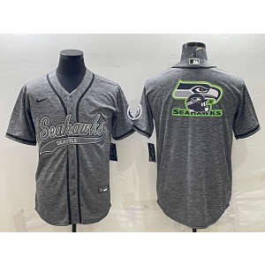 Nike Blank Seattle Seahawks grey Vapor jersey