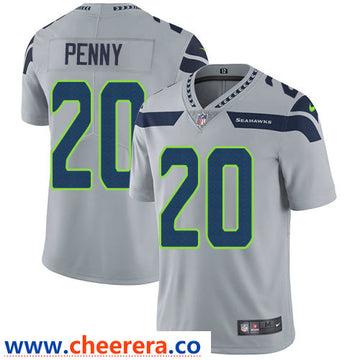 Nike Rashaad Penny Seattle Seahawks grey Vapor jersey