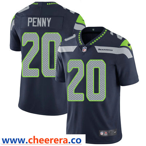 Nike Rashaad Penny Seattle Seahawks blue Vapor jersey