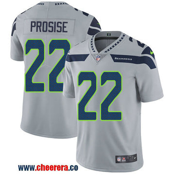 Nike C. J. Prosise Seattle Seahawks grey Vapor jersey