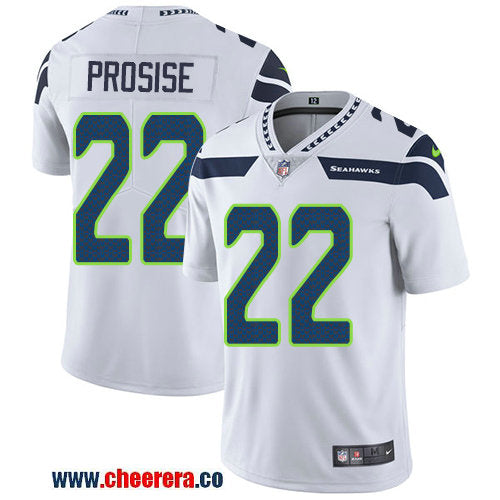 Nike C. J. Prosise Seattle Seahawks white Vapor jersey