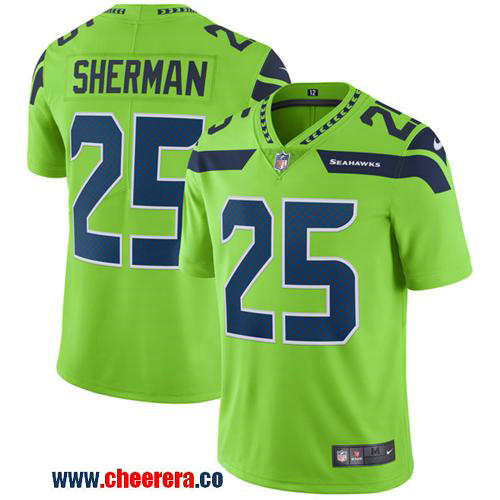 Nike Richard Sherman Seattle Seahawks green Limited jersey