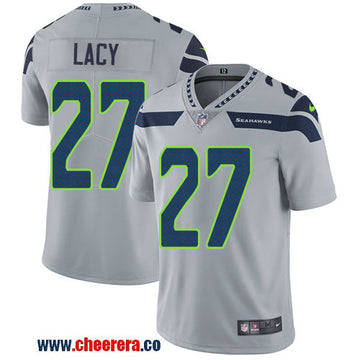 Nike Eddie Lacy Seattle Seahawks grey Vapor jersey
