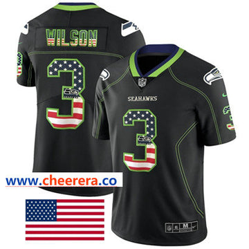 Nike Russell Wilson Seattle Seahawks black Limited jersey
