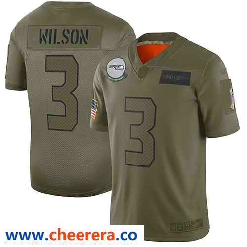 Nike Russell Wilson Seattle Seahawks camo Salute To Service jersey