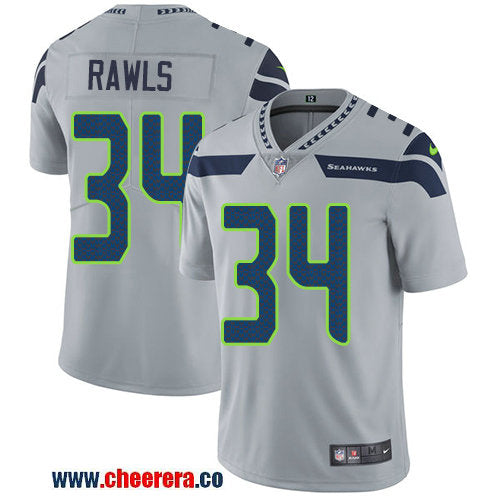 Nike Thomas Rawls Seattle Seahawks grey Vapor jersey