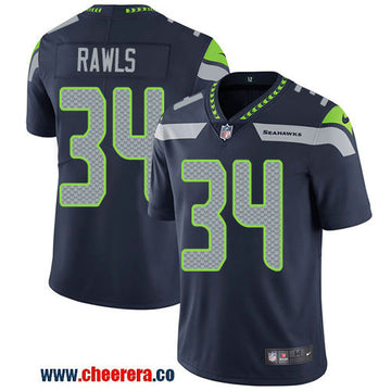 Nike Thomas Rawls Seattle Seahawks blue Vapor jersey