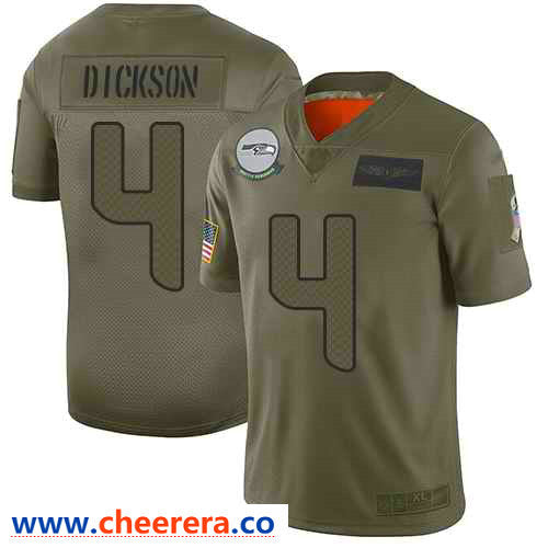 Nike Michael Dickson Seattle Seahawks camo Salute To Service jersey
