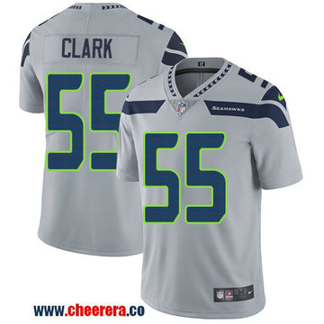 Nike Frank Clark Seattle Seahawks grey Vapor jersey