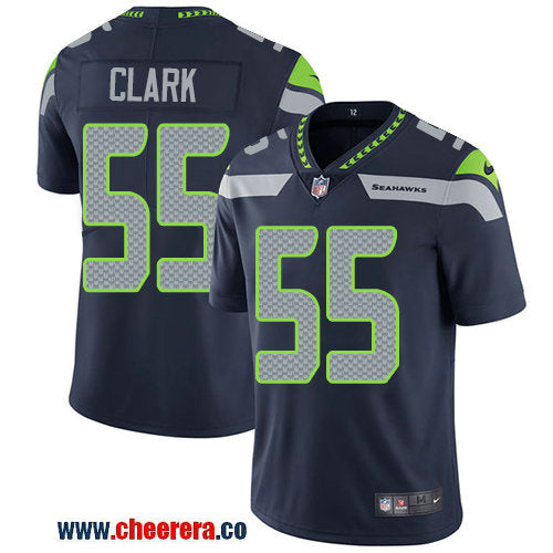 Nike Frank Clark Seattle Seahawks blue Vapor jersey