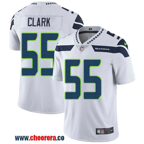 Nike Frank Clark Seattle Seahawks white Vapor jersey