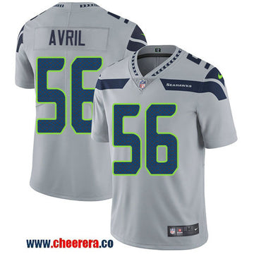 Nike Cliff Avril Seattle Seahawks grey Vapor jersey