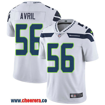 Nike Cliff Avril Seattle Seahawks white Vapor jersey