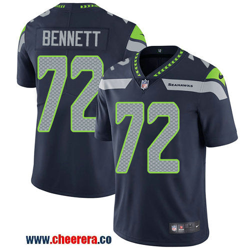 Nike Michael Bennett Seattle Seahawks blue Vapor jersey