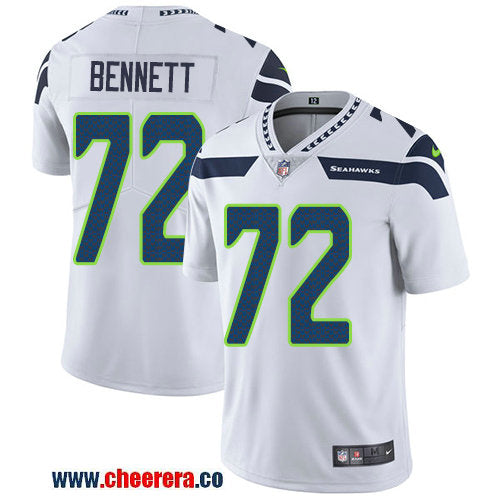 Nike Michael Bennett Seattle Seahawks white Vapor jersey