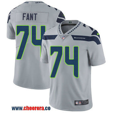 Nike George Fant Seattle Seahawks grey Vapor jersey