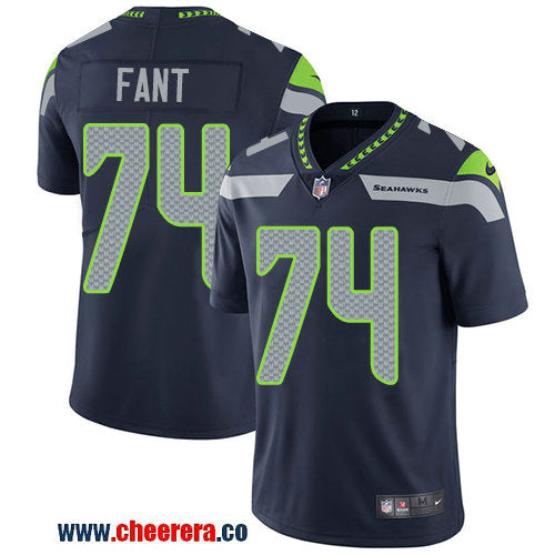 Nike George Fant Seattle Seahawks blue Vapor jersey