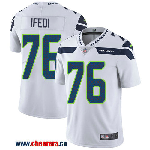 Nike Germain Ifedi Seattle Seahawks white Vapor jersey