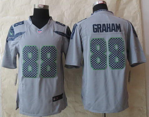 Nike Jimmy Graham Seattle Seahawks gray Limited jersey