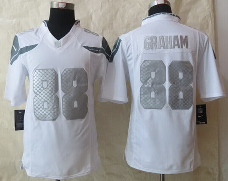 Nike Jimmy Graham Seattle Seahawks platinum Limited jersey