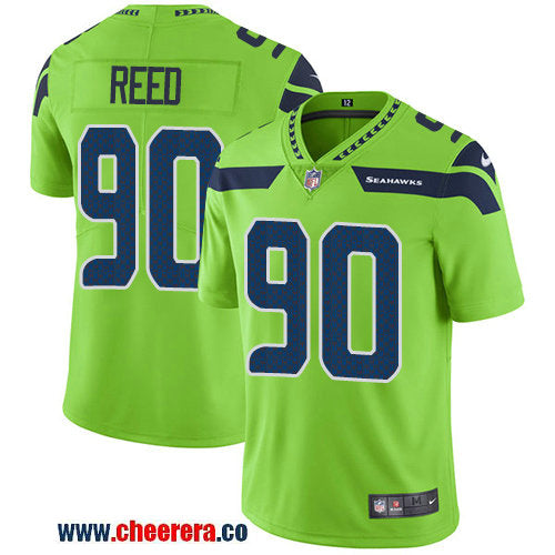 Nike Jarran Reed Seattle Seahawks green Limited jersey
