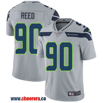 Nike Jarran Reed Seattle Seahawks grey Vapor jersey