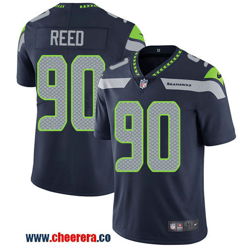 Nike Jarran Reed Seattle Seahawks blue Vapor jersey
