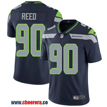 Nike Jarran Reed Seattle Seahawks blue Vapor jersey
