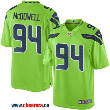 Nike Malik McDowell Seattle Seahawks green Limited jersey