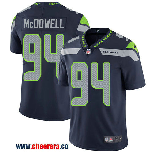 Nike Malik McDowell Seattle Seahawks blue Vapor jersey