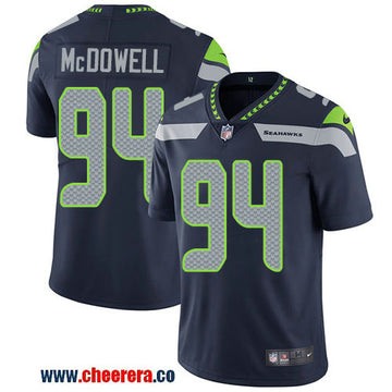 Nike Malik McDowell Seattle Seahawks blue Vapor jersey