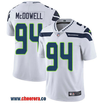 Nike Malik McDowell Seattle Seahawks white Vapor jersey