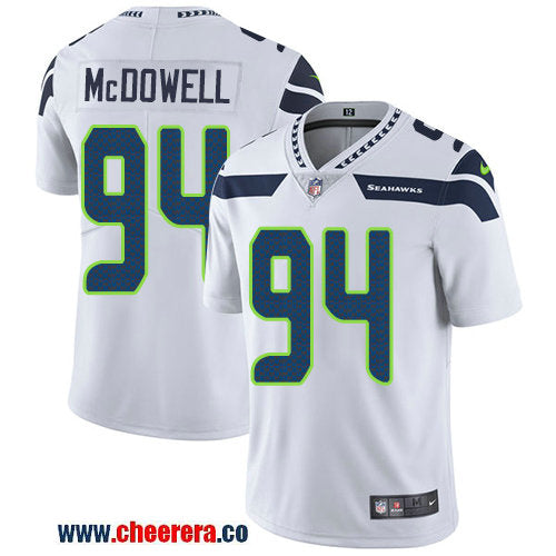 Nike Malik McDowell Seattle Seahawks white Vapor jersey