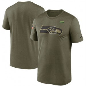 Nike Seattle Seahawks olive Salute To Service jersey