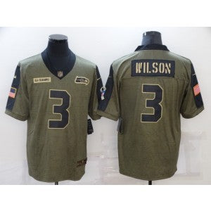 Nike Seattle Seahawks olive Salute To Service jersey