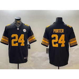 Nike Pittsburgh Steelers black Color Rush jersey