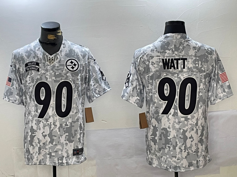 Nike Pittsburgh Steelers camo Salute To Service jersey