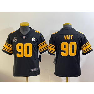 Nike Pittsburgh Steelers black Color Rush jersey